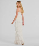 The Follow Your Heart Sleeveless Ruffled Lace Maxi Dress is a casual dress for more than special occasions with a fitted or flowy silhouette and accents in the most recent trends!