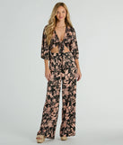 Refresh your fall closet with stylish women's pants like the Flawless Floral High Rise Wide-Leg Satin Pants in a sleek fabric and a pant leg style that makes your look unique.