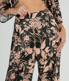 Refresh your fall closet with stylish women's pants like the Flawless Floral High Rise Wide-Leg Satin Pants in a sleek fabric and a pant leg style that makes your look unique.