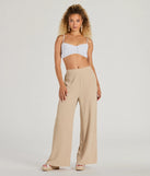 Refresh your fall closet with stylish women's pants like the Call The Shots High-Rise Wide-Leg Pants in a sleek fabric and a pant leg style that makes your look unique.