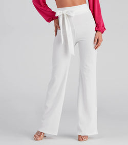 Sealed With Style Tie-Waist Pants