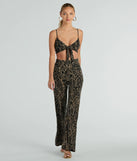 Refresh your fall closet with stylish women's pants like the Island Sun Tropical High Rise Palazzo Pants in a sleek fabric and a pant leg style that makes your look unique.