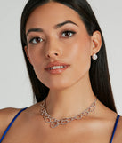 Homecoming jewelry and accessories like the Luxe Touch Rhinestone Scalloped Collar Necklace provide the finishing touch to help you dazzle at HOCO 2024!