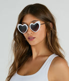 Romantic Icon Retro Heart Sunglasses