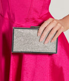 Elevated Radiance Rhinestone Box Clutch