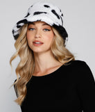 Trendsetting Look Faux Fur Bucket Hat