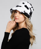 Trendsetting Look Faux Fur Bucket Hat