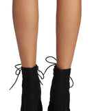 Level Up Lace Up Booties