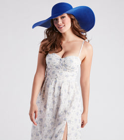 In The Shade Straw Floppy Hat is a fire pick to create 2023 festival outfits, concert dresses, outfits for raves, or to complete your best party outfits or clubwear!